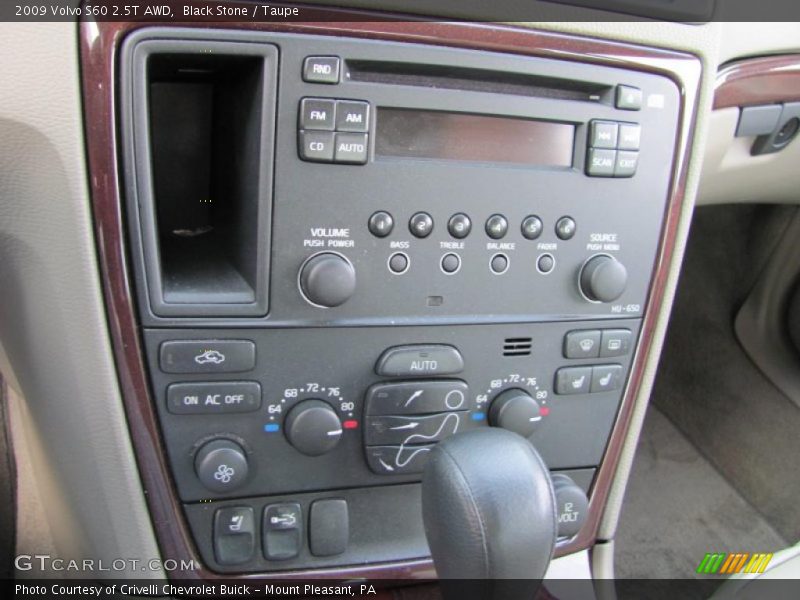Black Stone / Taupe 2009 Volvo S60 2.5T AWD