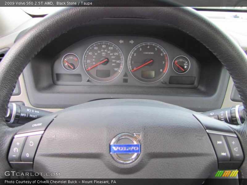 Black Stone / Taupe 2009 Volvo S60 2.5T AWD