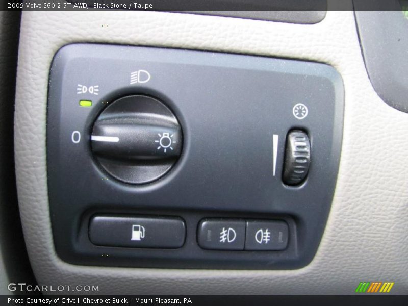 Black Stone / Taupe 2009 Volvo S60 2.5T AWD