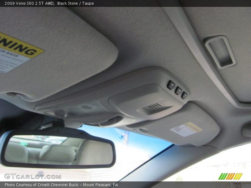 Black Stone / Taupe 2009 Volvo S60 2.5T AWD