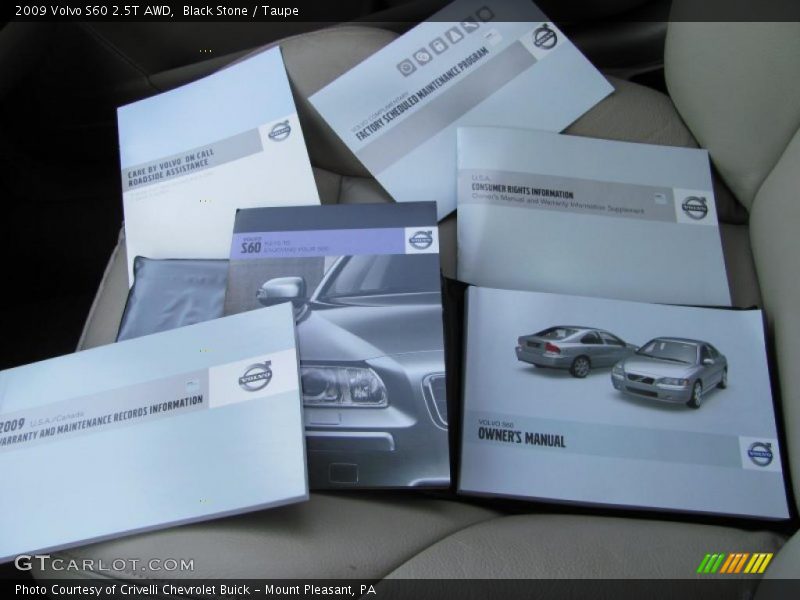 Black Stone / Taupe 2009 Volvo S60 2.5T AWD
