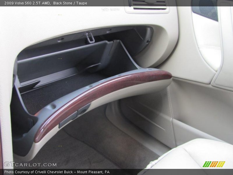 Black Stone / Taupe 2009 Volvo S60 2.5T AWD
