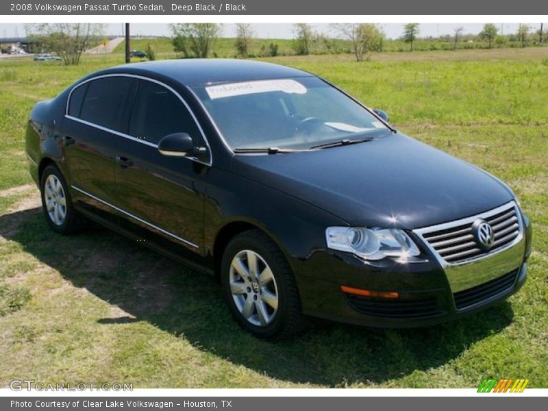 Deep Black / Black 2008 Volkswagen Passat Turbo Sedan