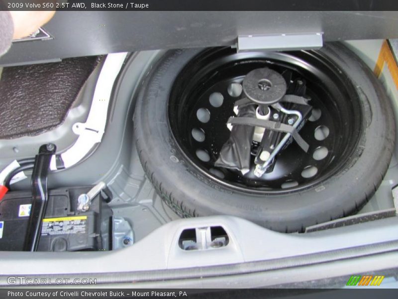Black Stone / Taupe 2009 Volvo S60 2.5T AWD