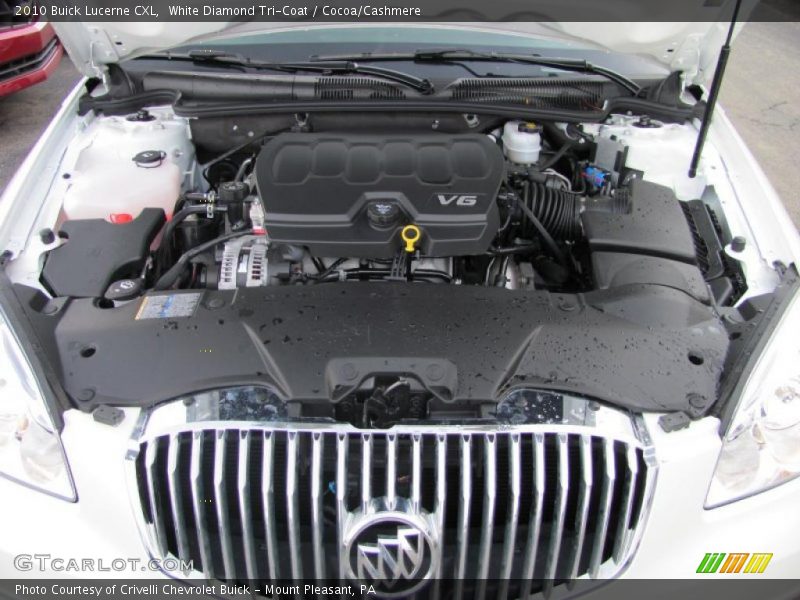 White Diamond Tri-Coat / Cocoa/Cashmere 2010 Buick Lucerne CXL