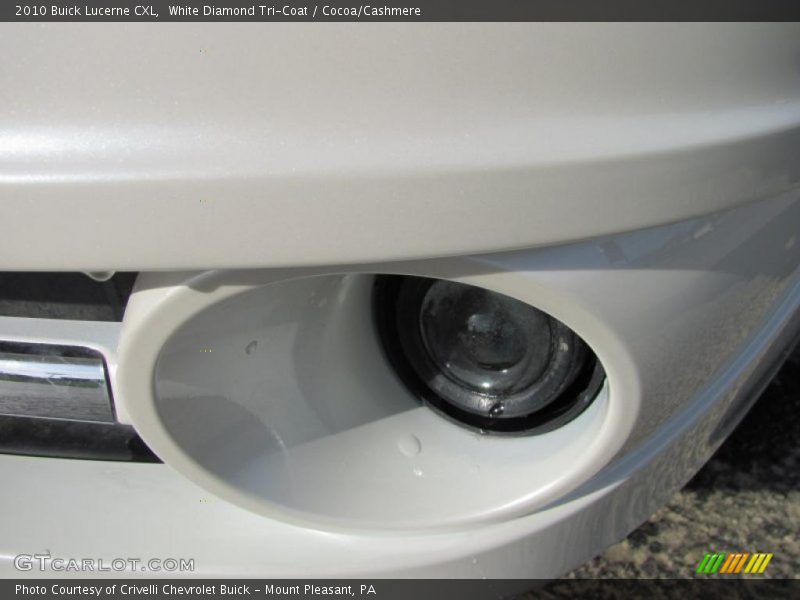White Diamond Tri-Coat / Cocoa/Cashmere 2010 Buick Lucerne CXL