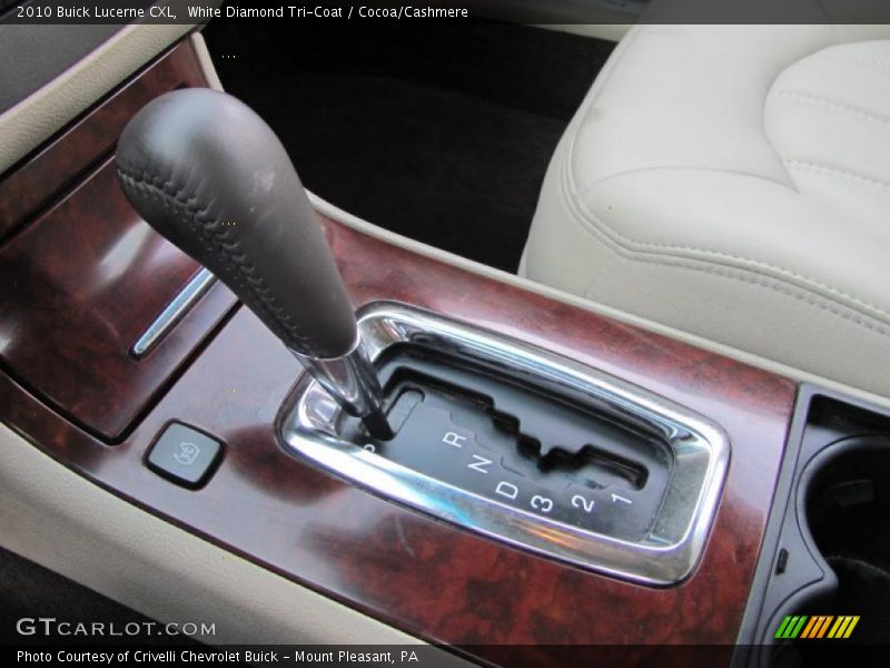 White Diamond Tri-Coat / Cocoa/Cashmere 2010 Buick Lucerne CXL