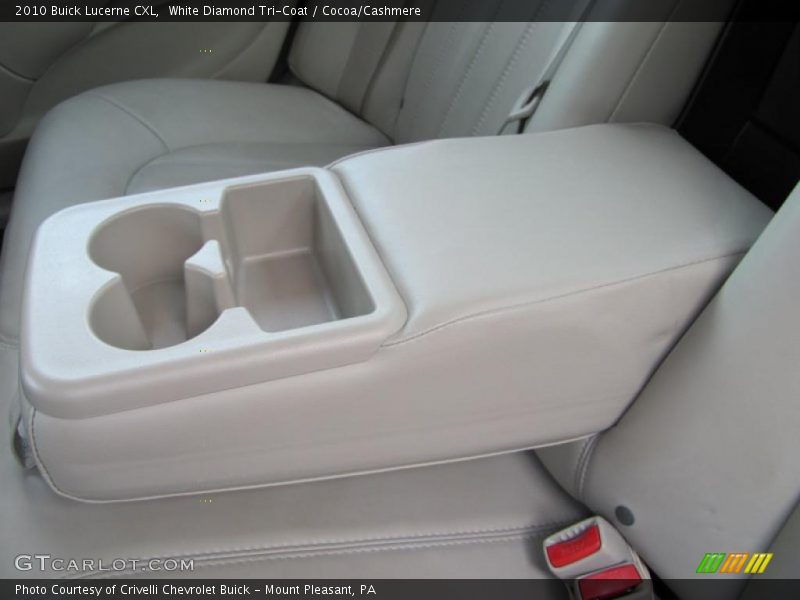 White Diamond Tri-Coat / Cocoa/Cashmere 2010 Buick Lucerne CXL