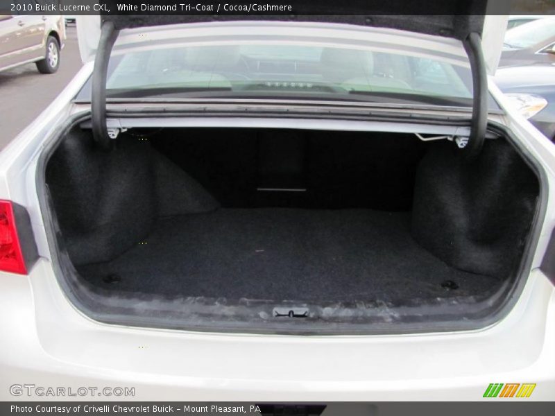 White Diamond Tri-Coat / Cocoa/Cashmere 2010 Buick Lucerne CXL