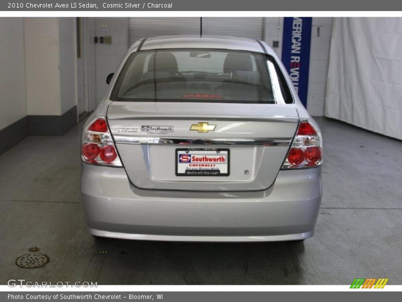 Cosmic Silver / Charcoal 2010 Chevrolet Aveo LS Sedan