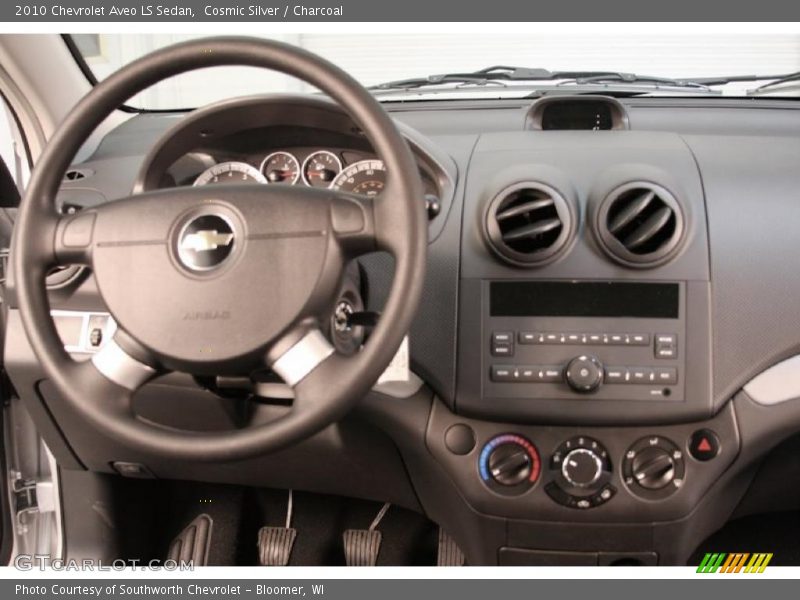 Cosmic Silver / Charcoal 2010 Chevrolet Aveo LS Sedan