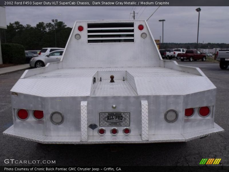 Dark Shadow Gray Metallic / Medium Graphite 2002 Ford F450 Super Duty XLT SuperCab Chassis