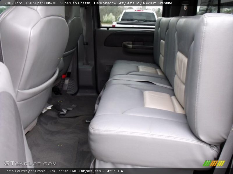 Dark Shadow Gray Metallic / Medium Graphite 2002 Ford F450 Super Duty XLT SuperCab Chassis