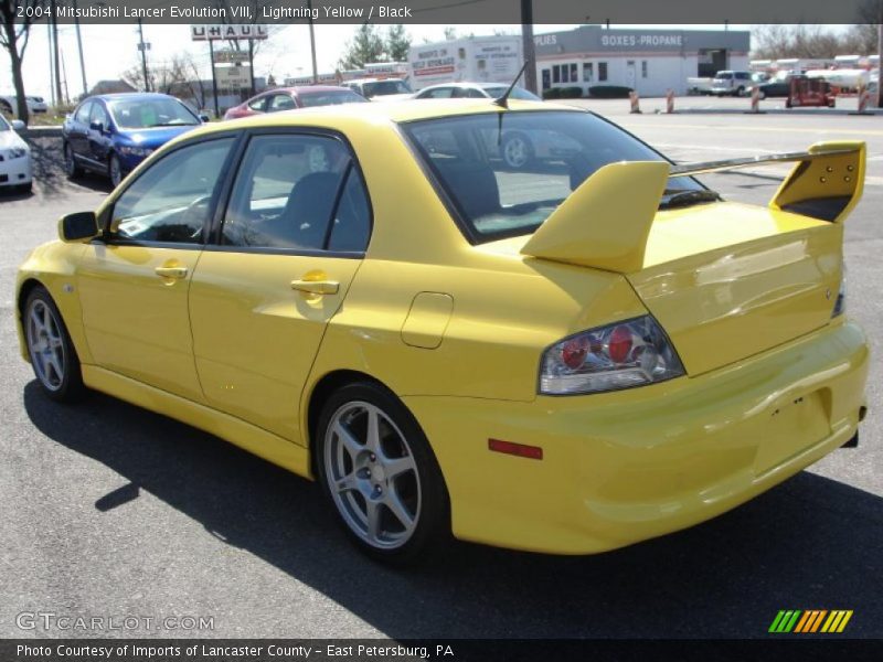  2004 Lancer Evolution VIII Lightning Yellow