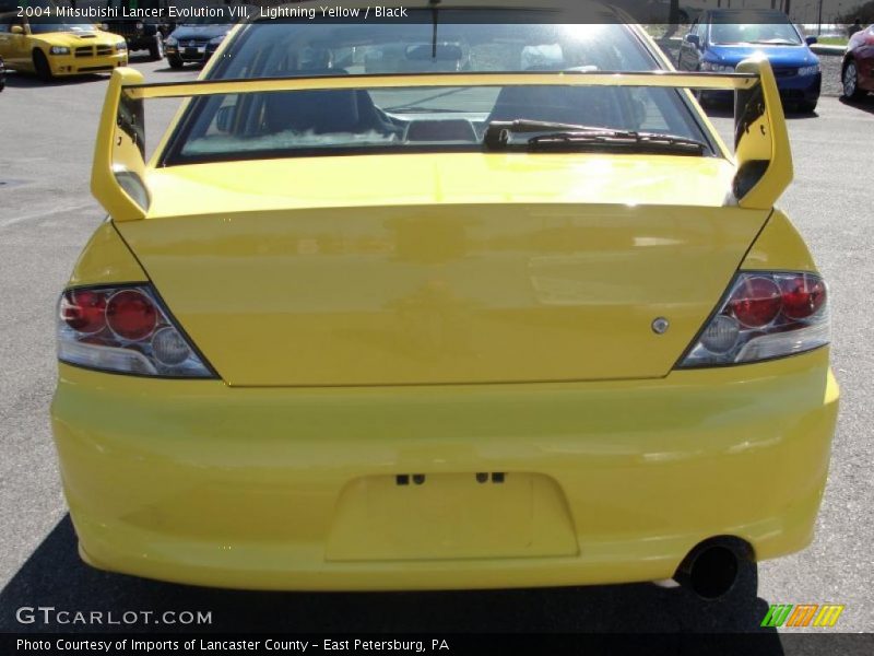 Lightning Yellow / Black 2004 Mitsubishi Lancer Evolution VIII