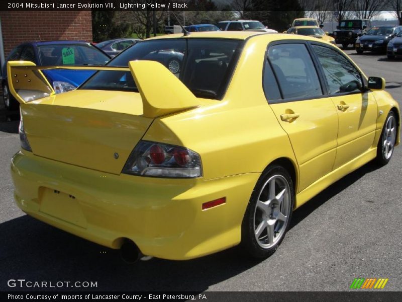  2004 Lancer Evolution VIII Lightning Yellow
