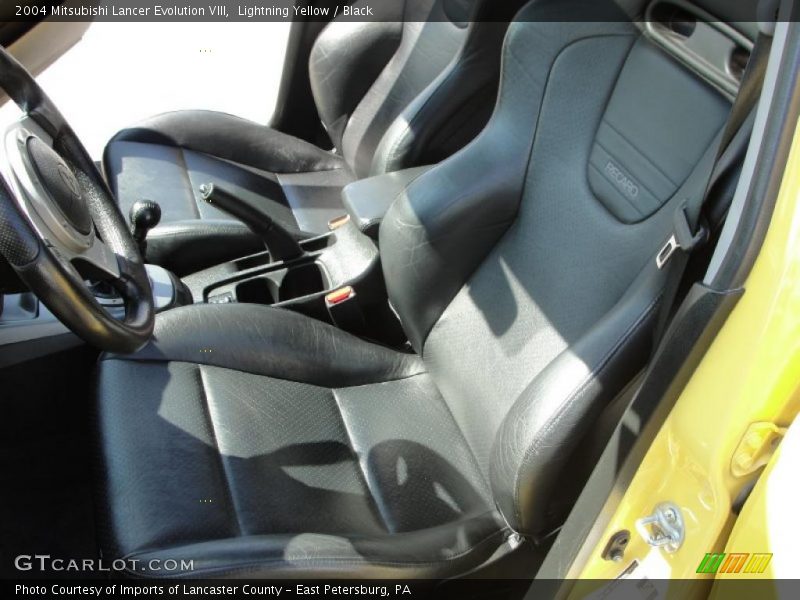  2004 Lancer Evolution VIII Black Interior