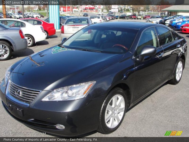 Black Onyx / Black 2007 Lexus ES 350