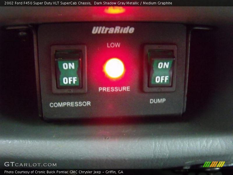 Dark Shadow Gray Metallic / Medium Graphite 2002 Ford F450 Super Duty XLT SuperCab Chassis