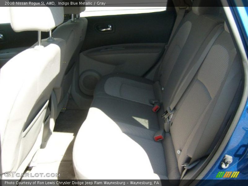 Indigo Blue Metallic / Gray 2008 Nissan Rogue SL AWD