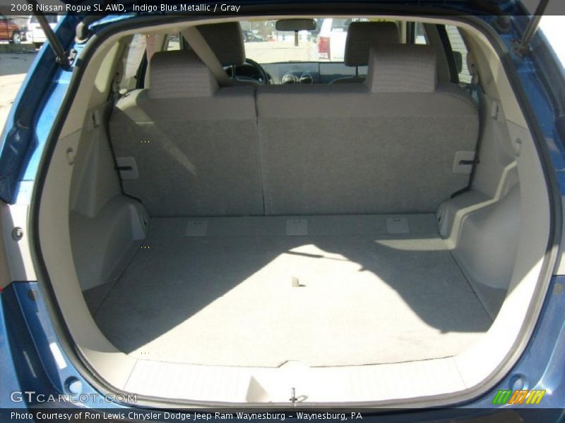 Indigo Blue Metallic / Gray 2008 Nissan Rogue SL AWD