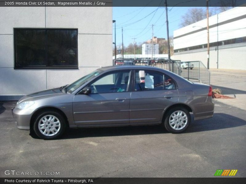 Magnesium Metallic / Gray 2005 Honda Civic LX Sedan