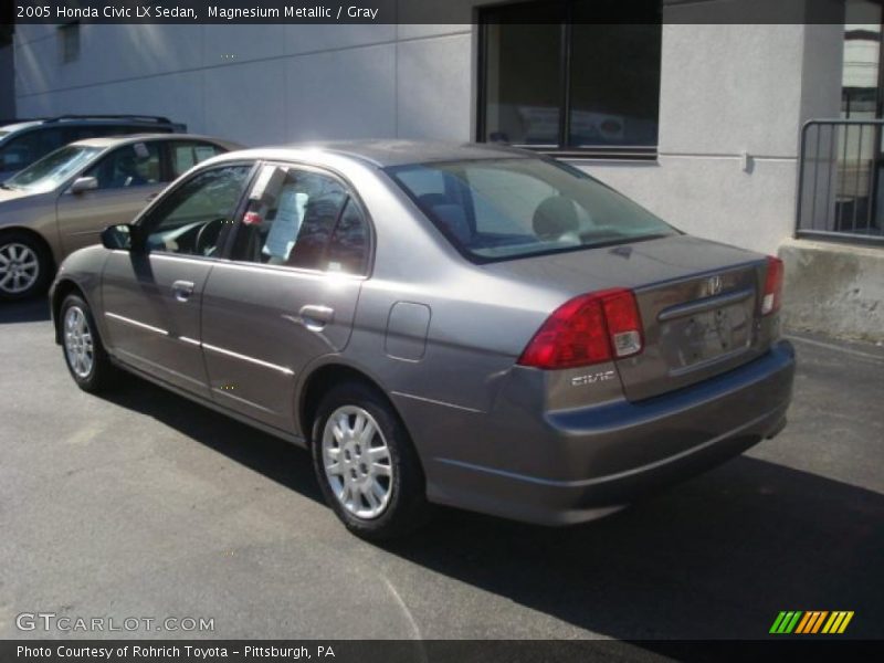 Magnesium Metallic / Gray 2005 Honda Civic LX Sedan