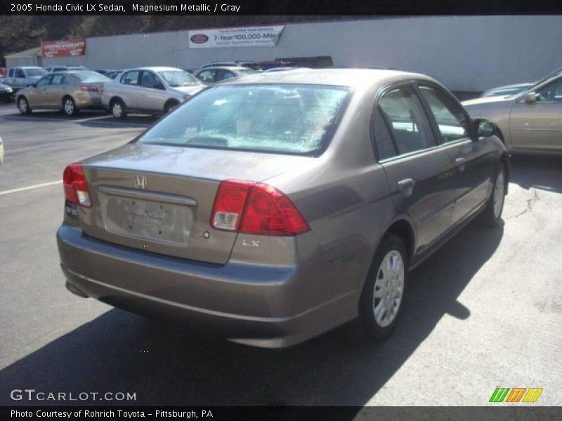 Magnesium Metallic / Gray 2005 Honda Civic LX Sedan