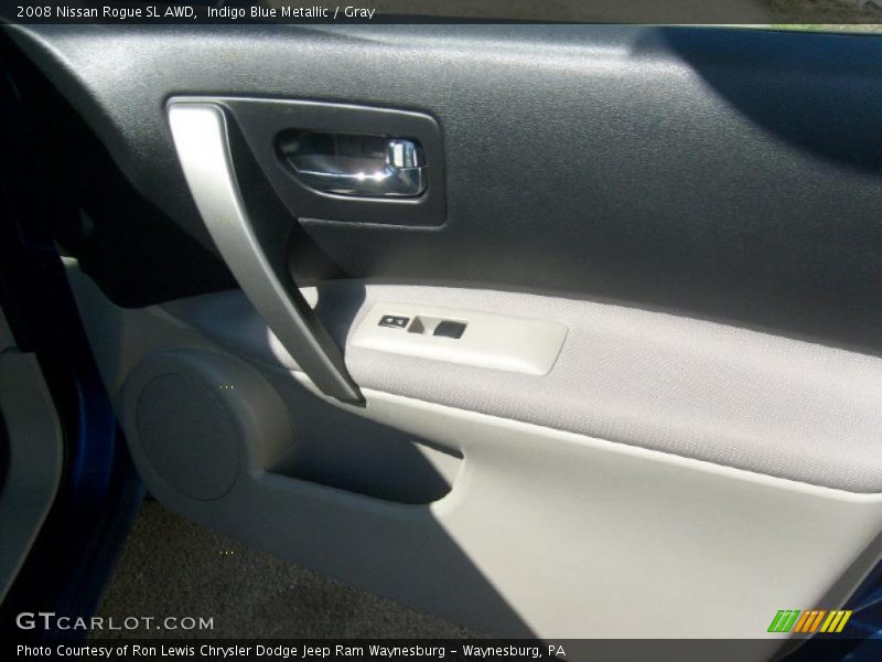 Indigo Blue Metallic / Gray 2008 Nissan Rogue SL AWD