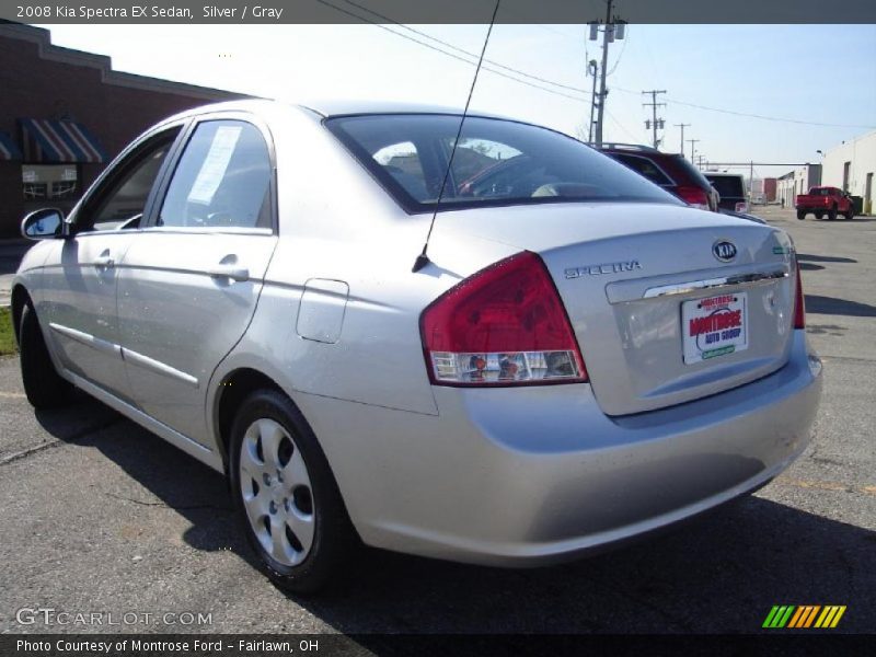 Silver / Gray 2008 Kia Spectra EX Sedan