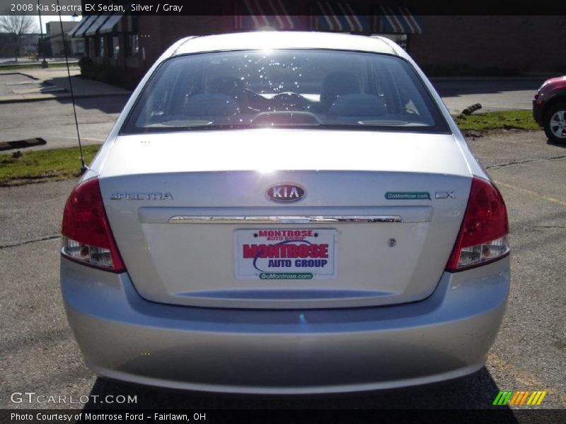 Silver / Gray 2008 Kia Spectra EX Sedan