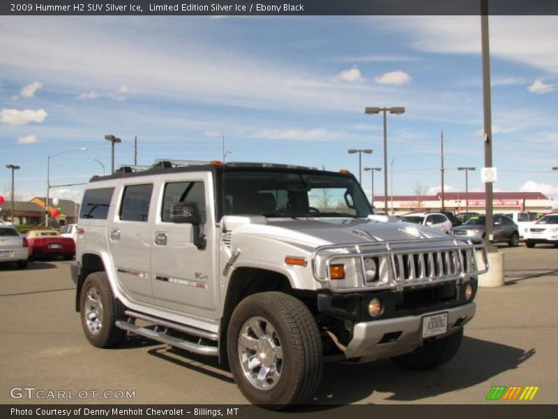Limited Edition Silver Ice / Ebony Black 2009 Hummer H2 SUV Silver Ice