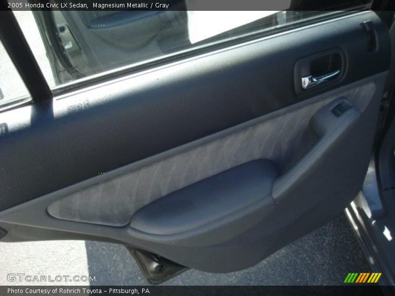Magnesium Metallic / Gray 2005 Honda Civic LX Sedan