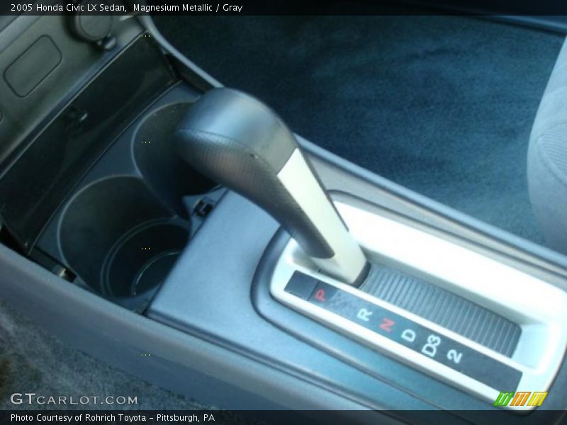 Magnesium Metallic / Gray 2005 Honda Civic LX Sedan