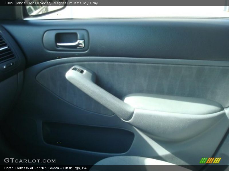 Magnesium Metallic / Gray 2005 Honda Civic LX Sedan