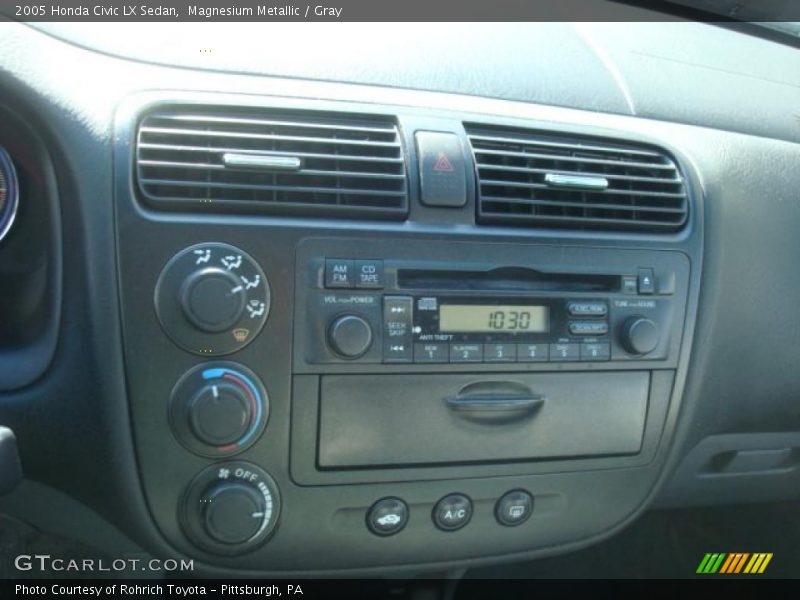 Magnesium Metallic / Gray 2005 Honda Civic LX Sedan