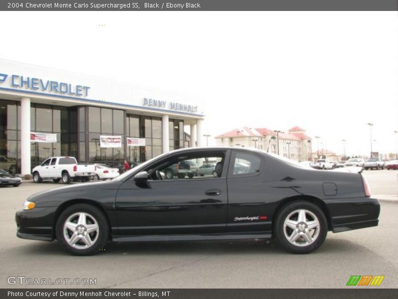 Black / Ebony Black 2004 Chevrolet Monte Carlo Supercharged SS