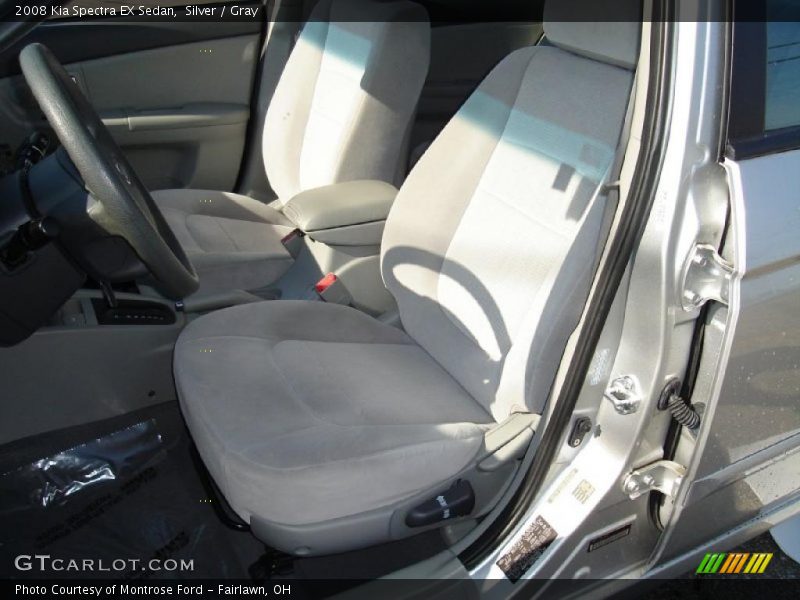 Silver / Gray 2008 Kia Spectra EX Sedan