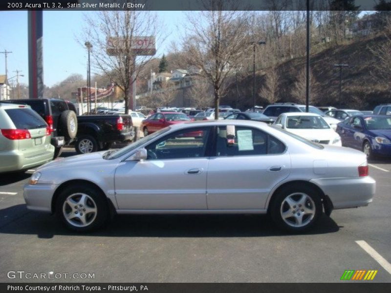 Satin Silver Metallic / Ebony 2003 Acura TL 3.2