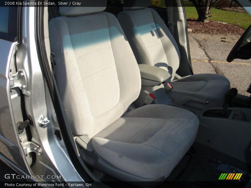 Silver / Gray 2008 Kia Spectra EX Sedan