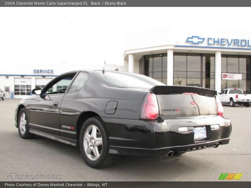 Black / Ebony Black 2004 Chevrolet Monte Carlo Supercharged SS