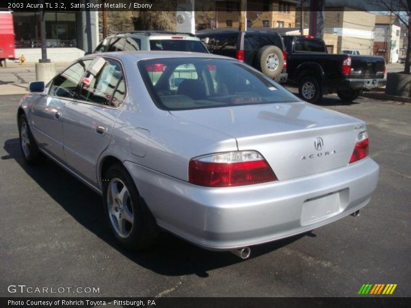Satin Silver Metallic / Ebony 2003 Acura TL 3.2