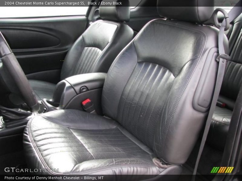 Black / Ebony Black 2004 Chevrolet Monte Carlo Supercharged SS