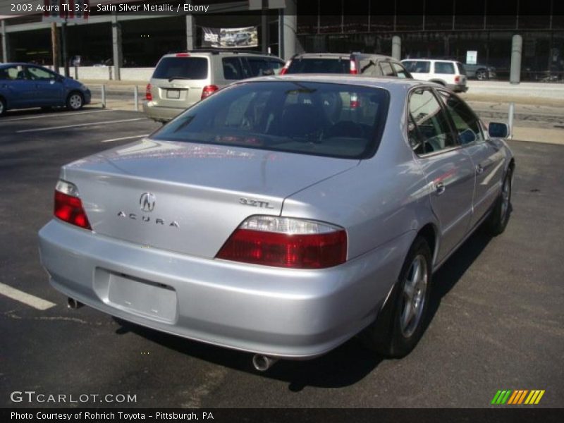 Satin Silver Metallic / Ebony 2003 Acura TL 3.2