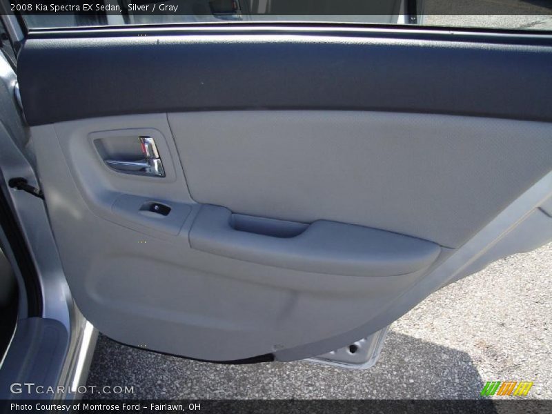 Silver / Gray 2008 Kia Spectra EX Sedan
