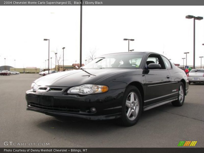Black / Ebony Black 2004 Chevrolet Monte Carlo Supercharged SS