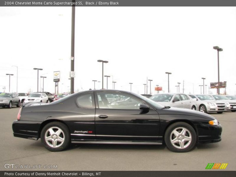 Black / Ebony Black 2004 Chevrolet Monte Carlo Supercharged SS