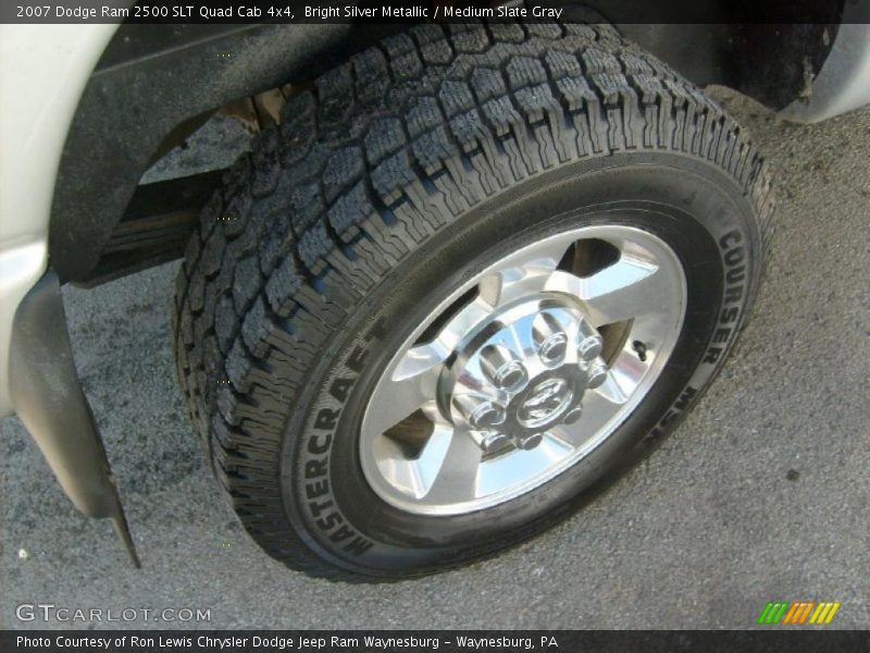 Bright Silver Metallic / Medium Slate Gray 2007 Dodge Ram 2500 SLT Quad Cab 4x4