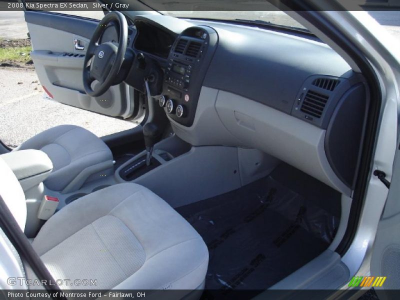 Silver / Gray 2008 Kia Spectra EX Sedan