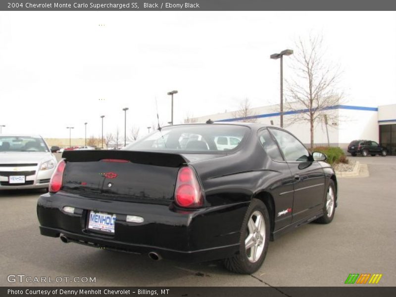 Black / Ebony Black 2004 Chevrolet Monte Carlo Supercharged SS